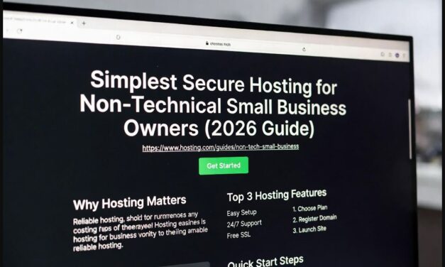 Simplest Secure Hosting for Non-Technical Small Business Owners (2026 Guide)